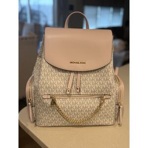 Michael Kors | Bags | Michael Kors Cream Studded Backpack  display picture 1